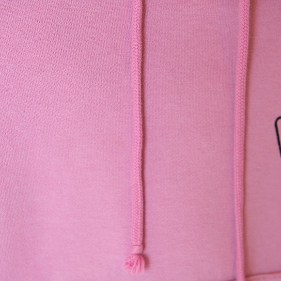 Vans Sweatshirt Womens XS Long Sleeve Spell Out Logo Crew Neck Pink - Picture 4 of 5